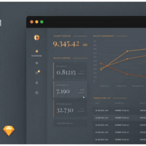 Cryptum – Luxurious Cryptocurrency Material Design Admin Dashboard