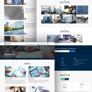 Prometeo – Business and Financial Site Template