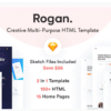 Rogan – Creative Multipurpose HTML + RTL template