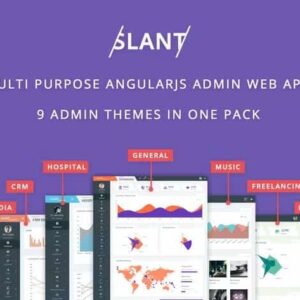 Slant – Multi Purpose AngularJS Admin Web App with Bootstrap