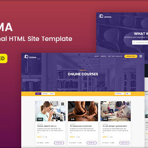 Udema – Educational Site Template