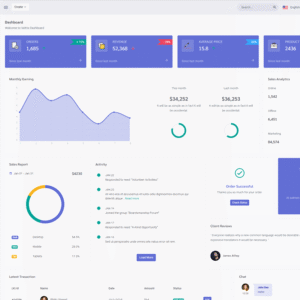 Veltrix – Admin & Dashboard Template