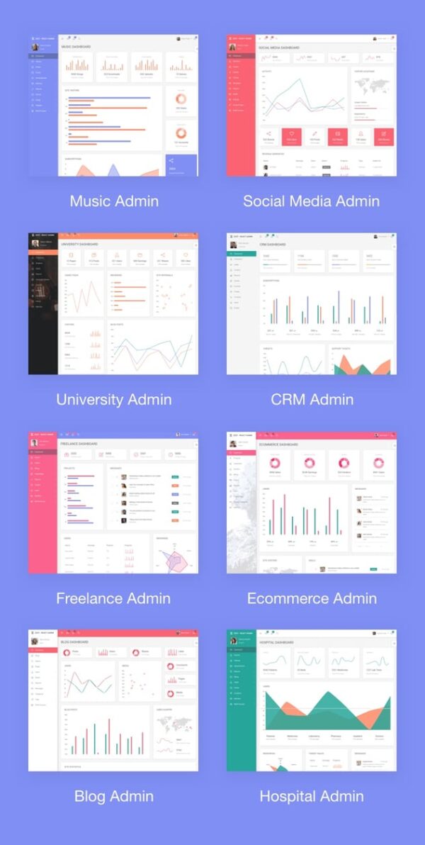 Zest Multi-Concept React Admin Template